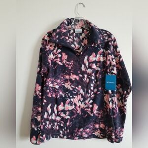 New Columbia Women's fleece Arctic Air Half Zip Jacket L